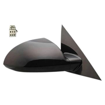 Door Mirror Assembly Right Power w/o Defogger Grained Finish for Chevrolet Impala Impala Limited