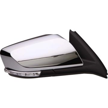 Door Mirror Assembly Right w/Signal Lamps w/o BLIS w/Cover w/o Dimmer Chrome for Chevrolet Impala LT Premier 2014-2020