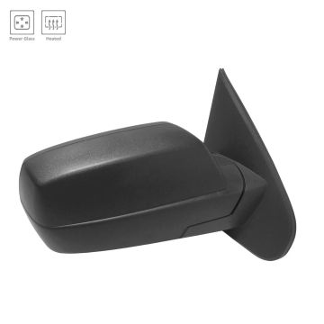 Door Mirror Assembly Right Standard Type Manual Heated w/Cover Textured for Chevrolet Silverado 1500 Silverado 1500 LD Silverado 2500 HD Silverado 3500 HD GMC Sierra 1500 Sierra 1500 Limited Sierra 2500 HD Sierra 3500 HD