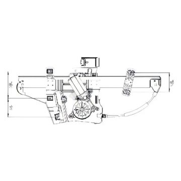 Window Regulator Front Left Regulator & Motor Assembly for Buick Lucerne 2006-2011