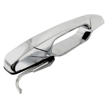 Exterior Door Handle Rear Left Chrome Plastic for Cadillac Escalade Chevrolet Avalanche Silverado 1500 Silverado 2500 HD Silverado 3500 HD Tahoe GMC Sierra 1500 Sierra 2500 HD Sierra 3500 HD Yukon Yukon XL 1500