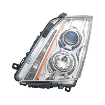 Headlight Assembly Composite Left Halogen for Cadillac CTS Sedan Wagon Coupe Base Premium Luxury Performance Coupe 3.6L 3.0L 2008-2014