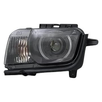 Headlight Assembly Composite Left HID CAPA for Chevrolet Camaro Convertible Coupe ZL1 2014-2015