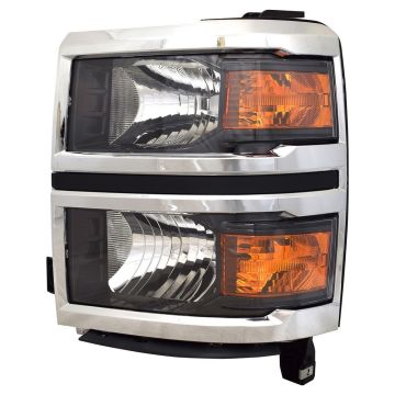 Headlight Assembly Composite Left Halogen for Chevrolet Silverado 1500 LT WT 2014-2015