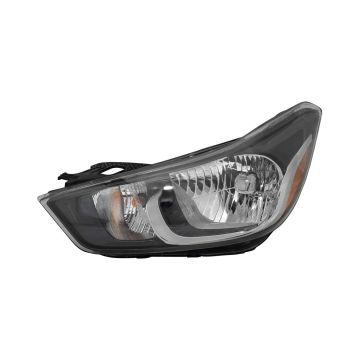 Headlight Assembly Composite Left Halogen w/o Black Trim for Chevrolet Spark 2016-2022