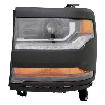 Headlight Assembly Composite Left HID CAPA for Chevrolet Silverado 1500 Silverado 1500 LD