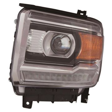 Headlight Assembly Composite Left HID 1st Design for GMC Sierra 2500 HD Sierra 3500 HD