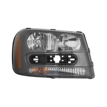 Headlight Assembly Composite Right for Chevrolet Trailblazer North Face LTZ Base B A R Q SS 2002-2009