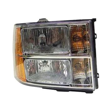 Headlight Assembly Composite Right CAPA for GMC Sierra 1500 Sierra 2500 HD Sierra 3500 HD