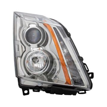 Headlight Assembly Composite Right Halogen CAPA for Cadillac CTS Sedan Wagon Coupe Base Premium Luxury Performance Coupe 3.6L 3.0L 2008-2014