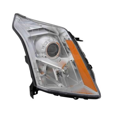 Headlight Assembly Composite Right Halogen CAPA for Cadillac SRX 2010-2013