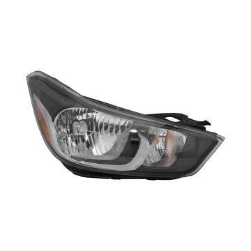 Headlight Assembly Composite Right Halogen w/o Black Trim for Chevrolet Spark 2016-2022