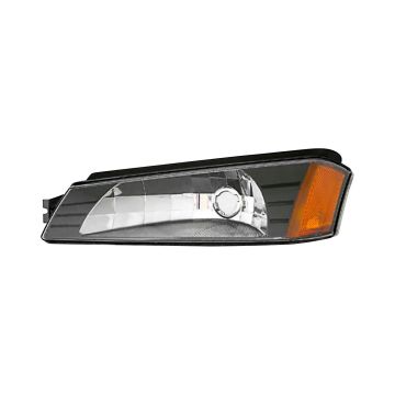 Parking Light Assembly Left Includes Signal Lamp w/Body Cladding for Chevrolet Avalanche 1500 Avalanche 2500