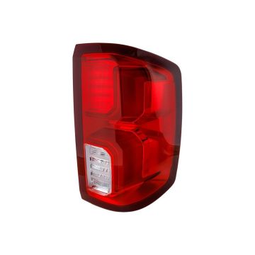 Tail Light Assembly Right w/LED Accent Light w/o Z71 Pkg w/o High Desert Pkg CAPA for Chevrolet Silverado 1500 2016-2018