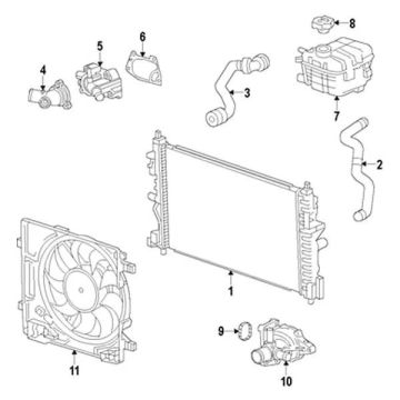 Radiator for Chevrolet Spark 2013-2015