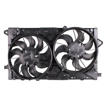 Engine Cooling Fan Assembly Motor/Blade/Shroud Dual Fan Assembly for Buick Allure LaCrosse