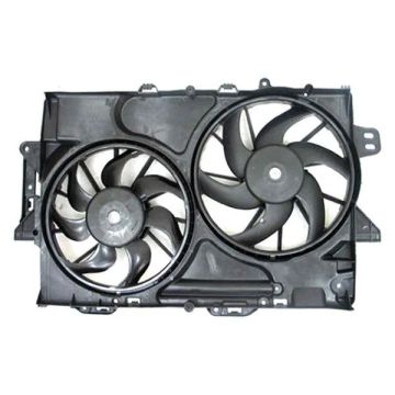 Engine Cooling Fan Assembly Motor/Blade/Shroud Dual Fan Assembly for Chevrolet Equinox GMC Terrain
