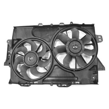 Engine Cooling Fan Assembly 2nd Design Motor/Blade/Shroud Dual Fan Assembly for Chevrolet Equinox Pontiac Torrent