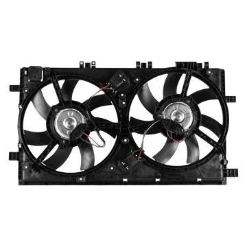 Engine Cooling Fan Assembly 1st Design Motor/Blade/Shroud Dual Fan Assembly for Buick Regal 2011-2012
