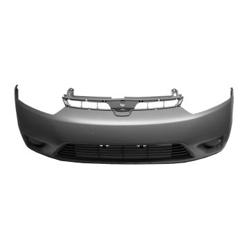 Bumper Cover Front Primed CAPA for Honda Civic Coupe LX EX DX Si GX EXS LXS DX-G MUGEN Si EX-L 2006-2008