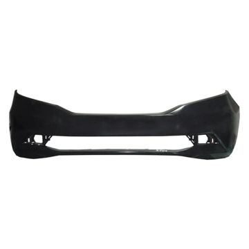 Bumper Cover Front w/o Parking Sensor Primed CAPA for Honda Odyssey LX EX EX-L 2011-2013