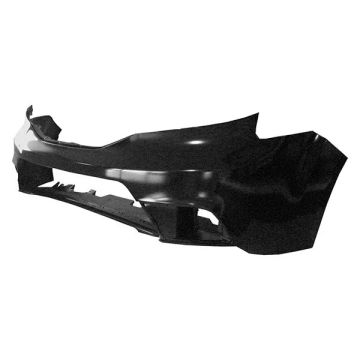 Bumper Cover Front w/o Park Assist w/o Headlamp Washer Holes Primed CAPA for Honda Pilot LX EX EX-L 2012-2015