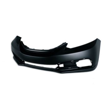 Bumper Cover Front Primed CAPA for Honda Civic Hybrid-L Hybrid Base Touring LX EX DX Si HF EX-L Natural Gas SE 2013-2015