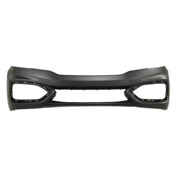 Bumper Cover Front Primed CAPA for Honda Civic Coupe LX EX EX-L Touring DX HF Natural Gas SE 2014-2015