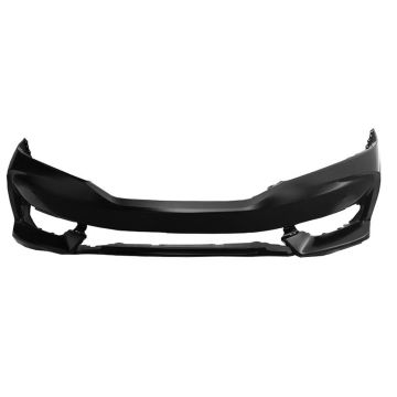 Bumper Cover Front w/o Parking Sensors Primed CAPA for Honda Accord Coupe 2016-2017