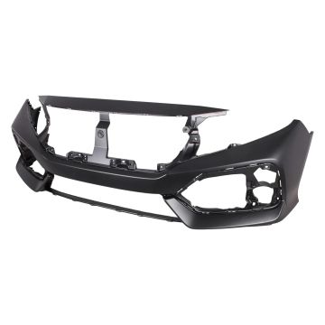 Bumper Cover Front Primed CAPA for Honda Civic Hatchback 2020-2021