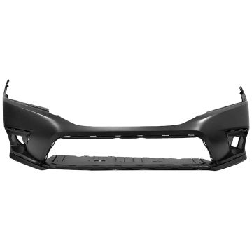 Bumper Cover Front Primed CAPA for Honda Civic Sedan Hatchback 2022-2024