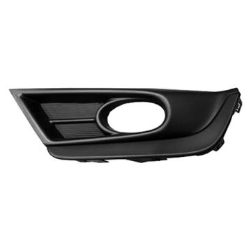 Bumper Insert Front Left Fog Lamp Bezel w/Fog Lamps Black Trim for Honda CR-V 2017-2019