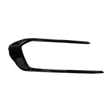 Bumper Cover Molding Front Right Side Garnish Gloss Black for Honda Passport 2019-2021