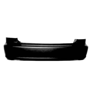 Bumper Cover Rear Primed CAPA for Honda Accord Sedan 1998-2002