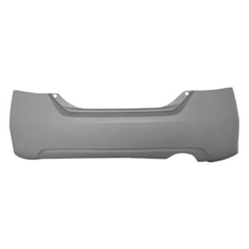 Bumper Cover Rear Primed for Honda Civic Coupe LX EX DX Value Package Si HX GX SiR LX Special Edition EX Special Edition Reverb 2004-2005