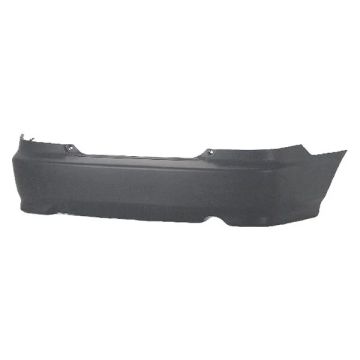 Bumper Cover Rear Primed CAPA for Honda Civic Coupe LX EX DX Value Package Si HX GX SiR LX Special Edition EX Special Edition Reverb 2004-2005