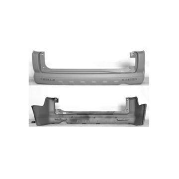 Bumper Cover Rear U.K. Model Primed Japan Built CAPA for Honda CR-V SE 2005-2006