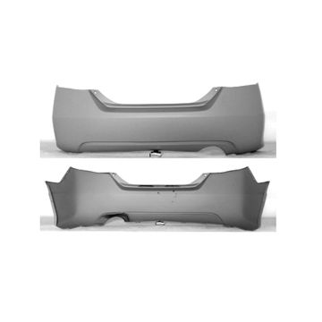 Bumper Cover Rear Primed CAPA for Honda Civic Coupe LX EX DX Si GX EXS LXS DX-G MUGEN Si EX-L LX-S Sport Base 2006-2011