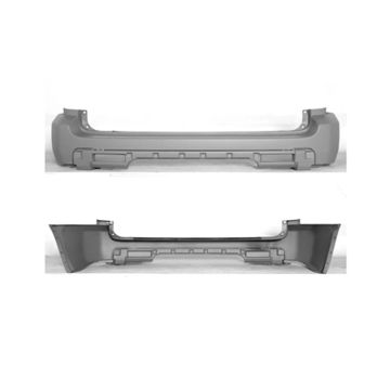 Bumper Cover Rear Primed CAPA for Honda Pilot 2006-2008
