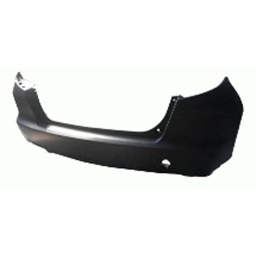 Bumper Cover Rear Primed CAPA for Honda Fit 2009-2014