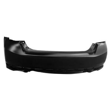 Bumper Cover Rear Dual Exhaust w/o Park Assist Primed for Honda Accord Sedan EX-L 2016-2017