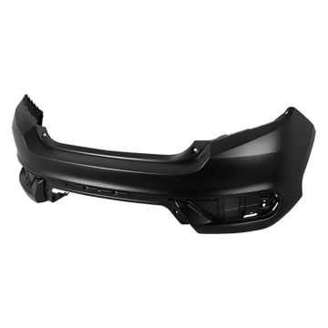 Bumper Cover Rear Primed CAPA for Honda Civic Coupe 2016-2020