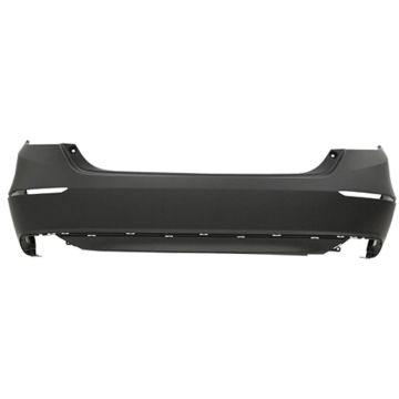Bumper Cover Rear w/o Park Assist Primed CAPA for Honda Accord Hybrid EX-L Hybrid EX EX EX-L 2018-2022