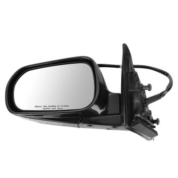 Door Mirror Assembly Left Power Remote Matte Black for Honda Accord Coupe 1998-2002