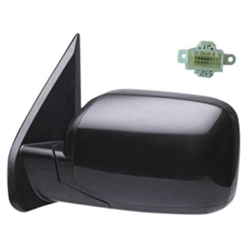 Door Mirror Assembly Left Power Heated w/o Turn Signal Lamps for Honda Pilot 2009-2011