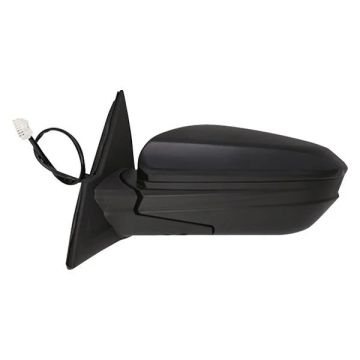 Door Mirror Assembly Left Power Heated w/o Signal Lamp Flat Glass w/Cover for Honda Civic 2017-2021