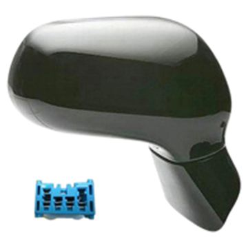 Door Mirror Assembly Right Crystal Black (Code NH731P) Canada/USA Built for Honda Civic Sedan EX-L 2008-2011