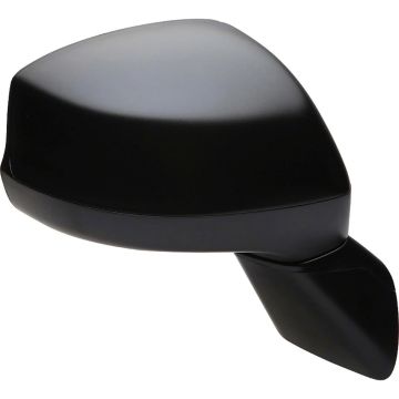 Door Mirror Assembly Right Manual w/Base w/Cover Black for Honda Civic Sedan Coupe 2012-2015