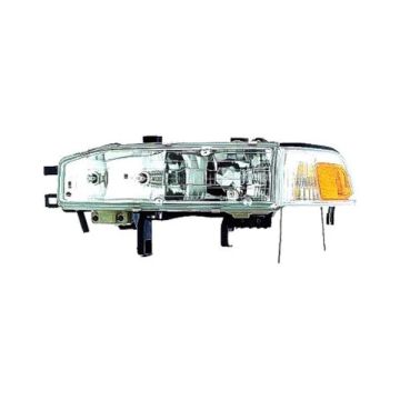 Headlight Assembly Composite Left Includes Park/Marker Lamp for Honda Accord 1990-1991