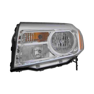 Headlight Assembly Composite Left CAPA for Honda Pilot 2012-2015